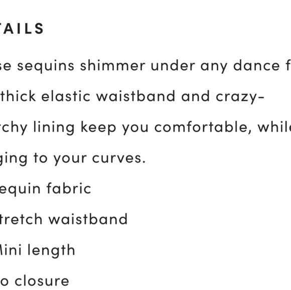 Torrid Gold sequins mini skirt - Picture 3 of 3